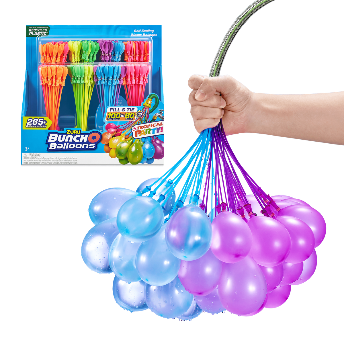 Bunch O Balloons: Tropical Party 8 Pack 193052043696
