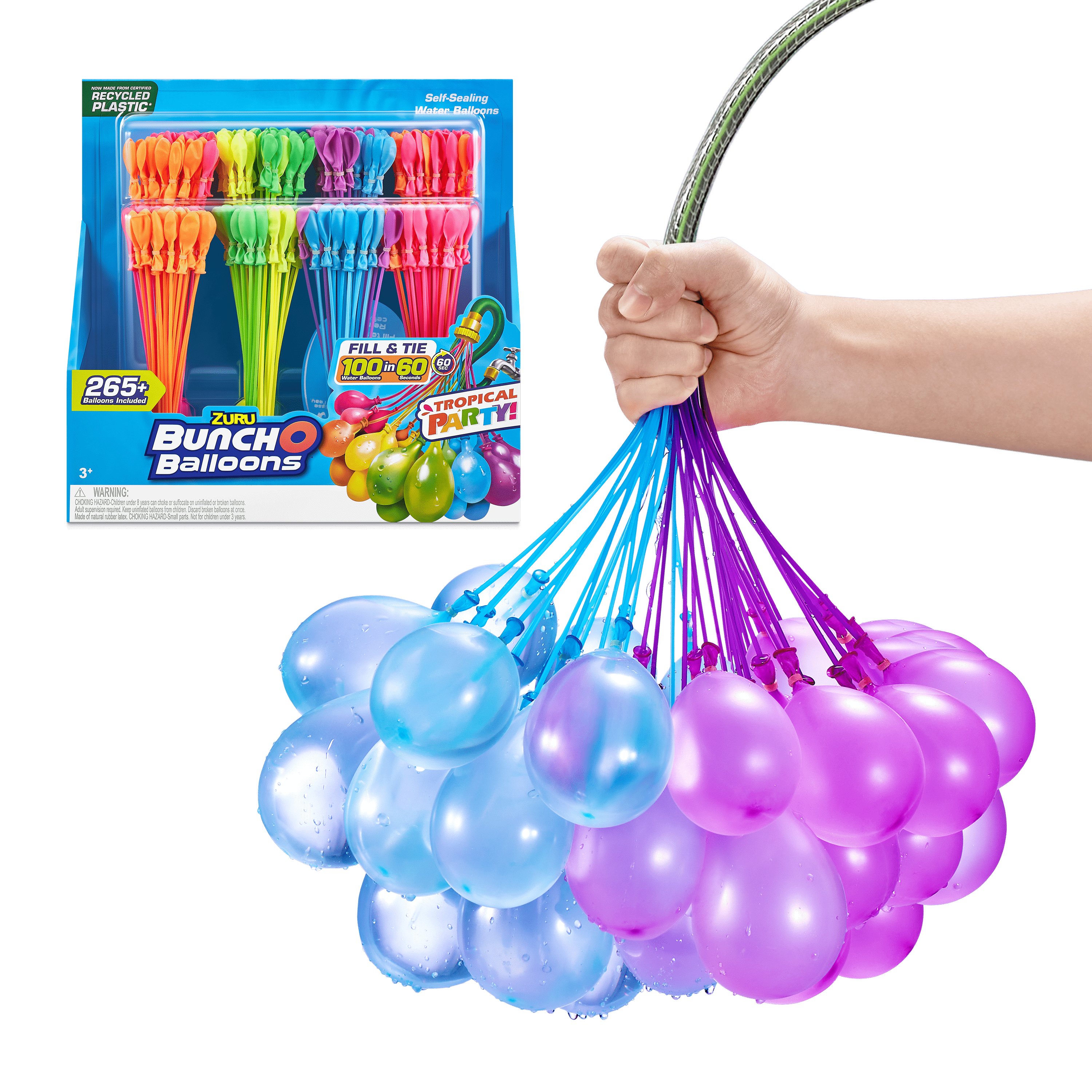 Bunch O Balloons: Tropical Party 8 Pack 193052043696