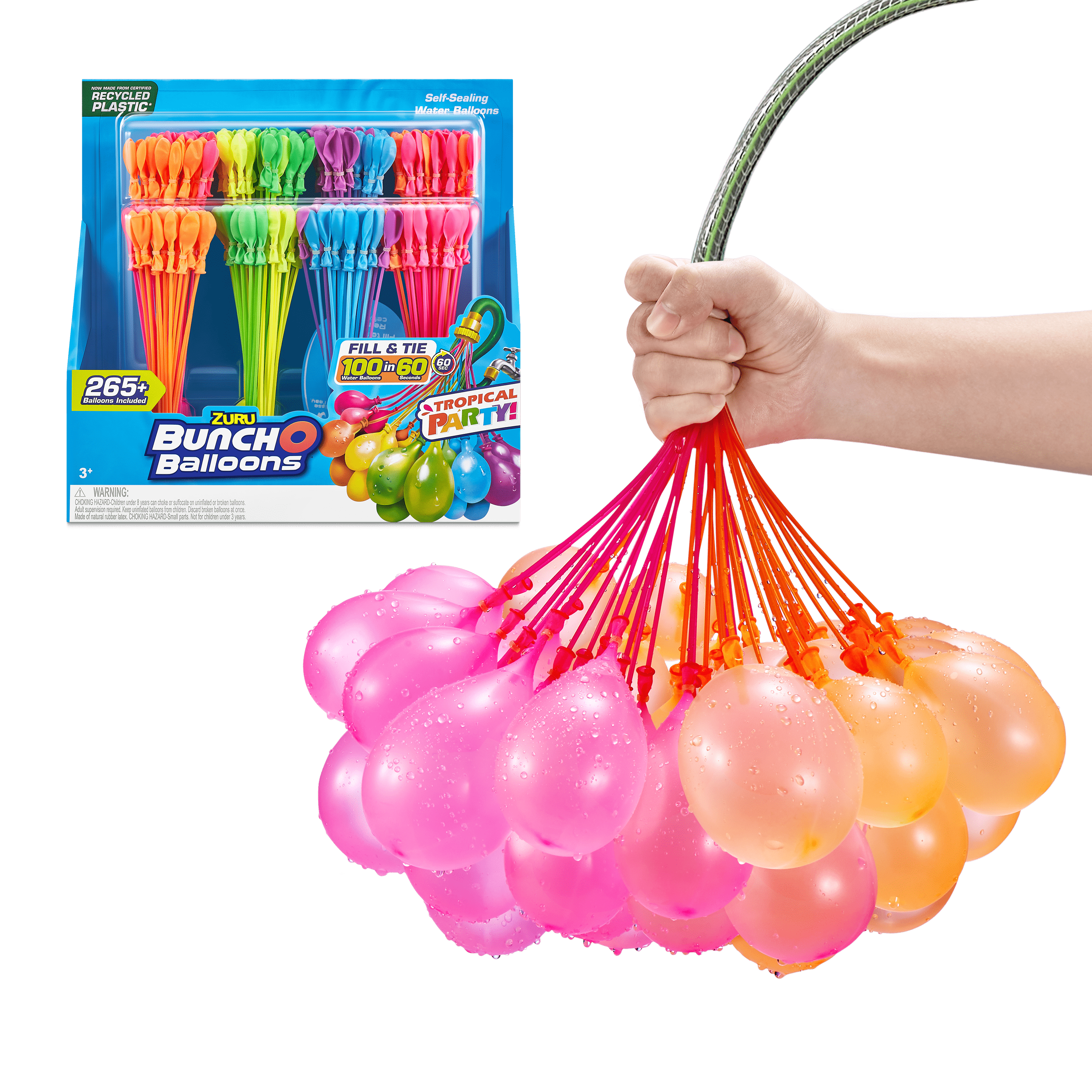 Bunch O Balloons: Tropical Party 8 Pack 193052043696