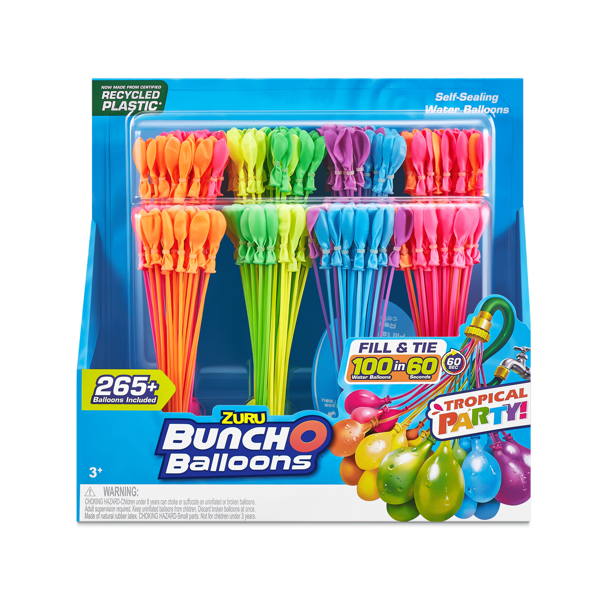Bunch O Balloons: Tropical Party 8 Pack 193052043696