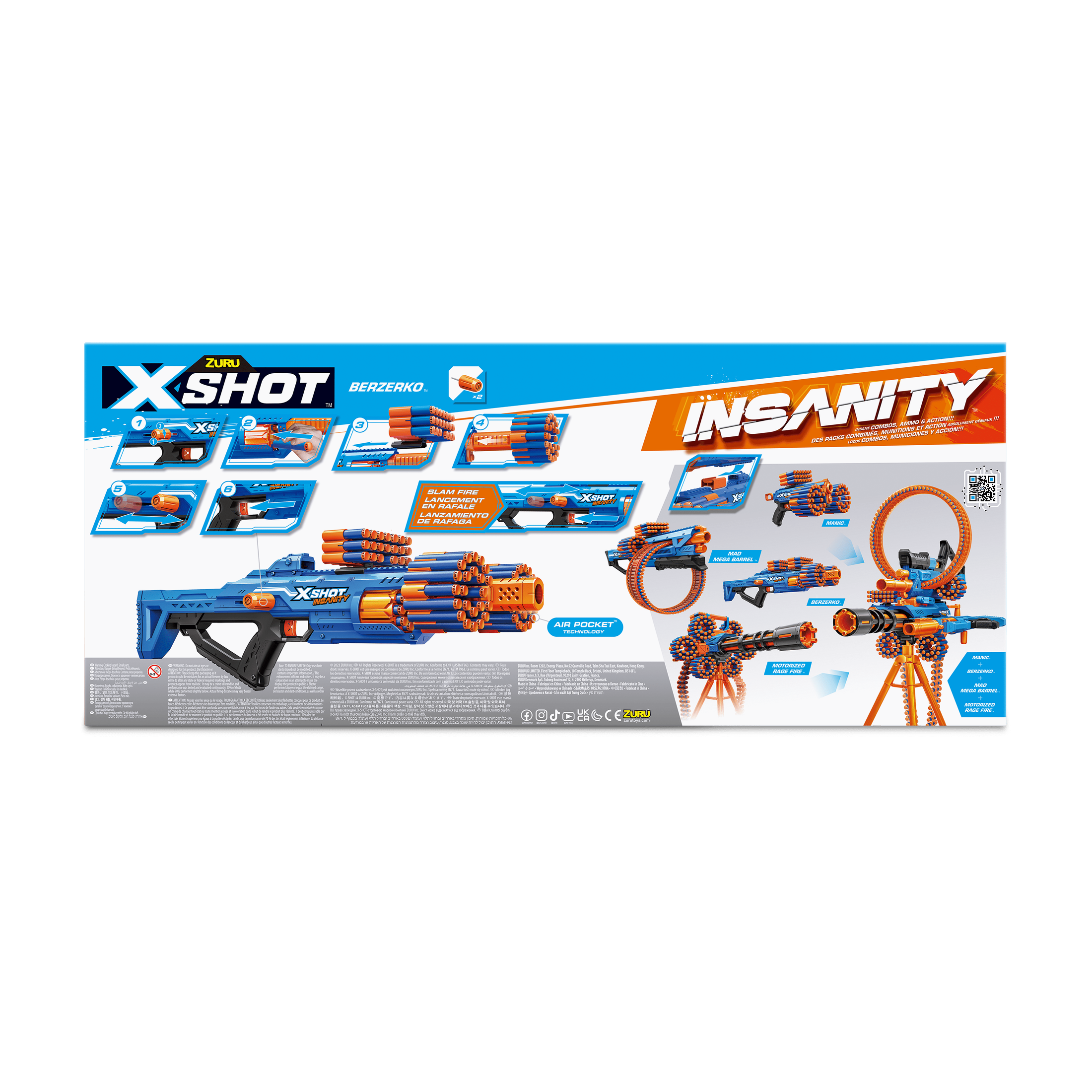 X-Shot Insanity Series 1 Bezerko 8 Shot 193052051080