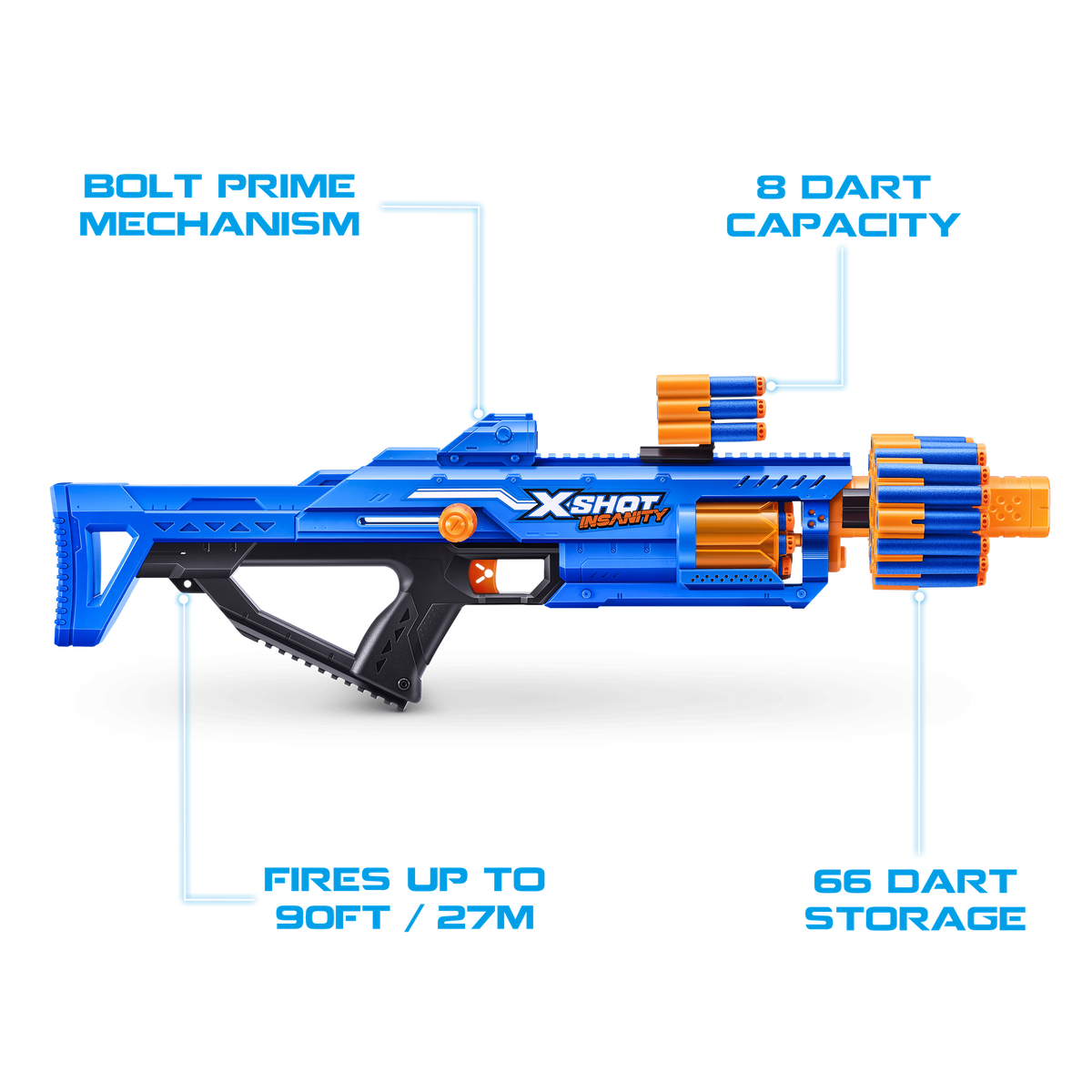 X-Shot Insanity Series 1 Bezerko 8 Shot 193052051080