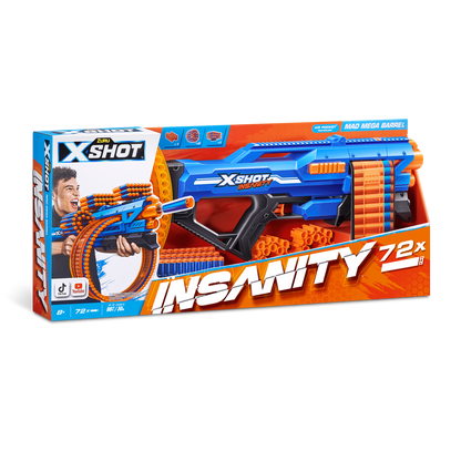 X-Shot Insanity Series 1 Mad Mega Barrel Blaster 193052050847