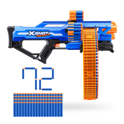 X-Shot Insanity Series 1 Mad Mega Barrel Blaster 193052050847