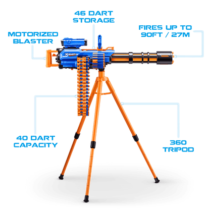 X-Shot Insanity Series 1 Motorized Rage Fire Gatling Gun 193052050373