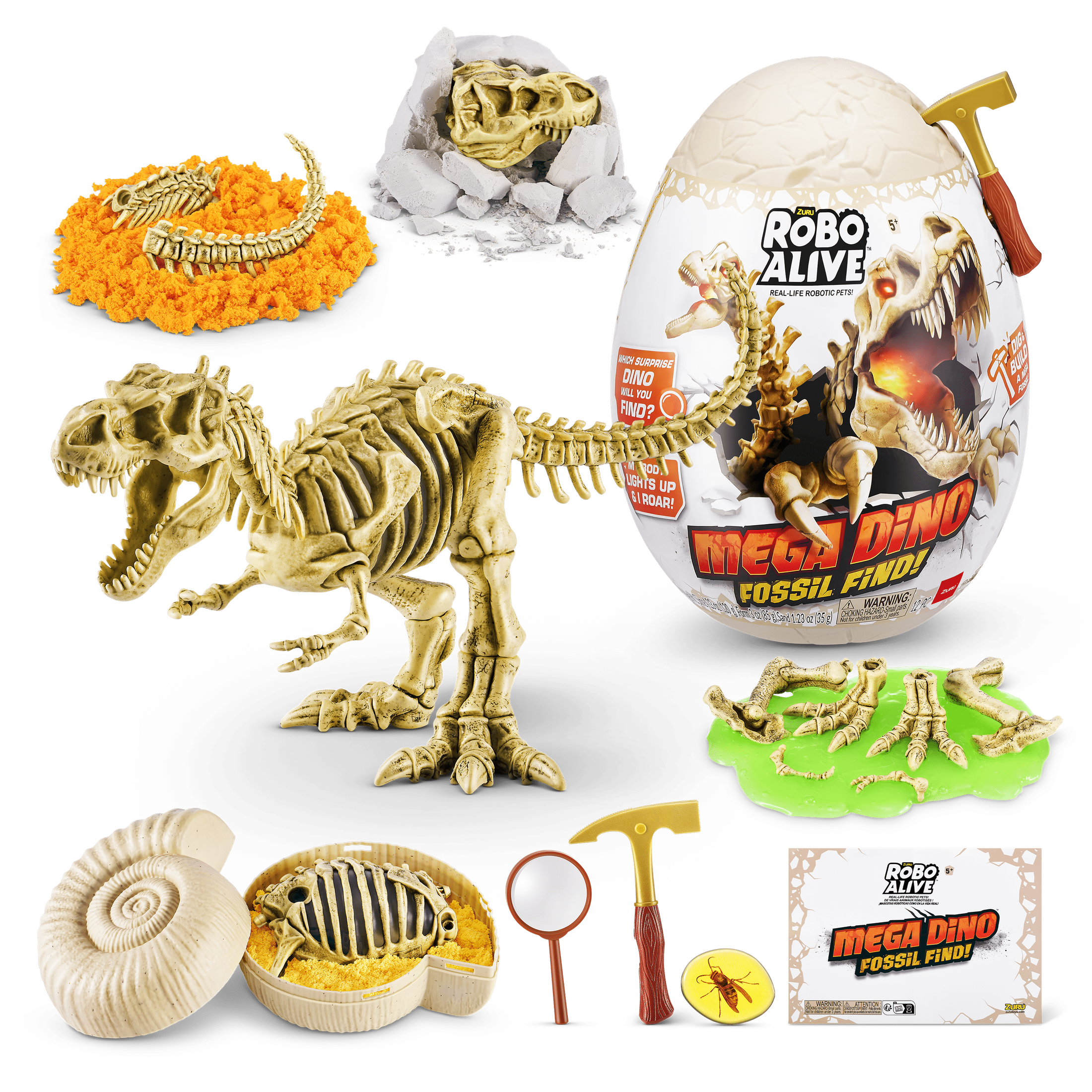 Robo Alive - Mega Dino Fossil Find - Series 2 193052050823