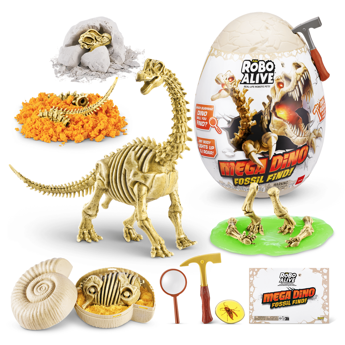 Robo Alive - Mega Dino Fossil Find - Series 2 193052050823
