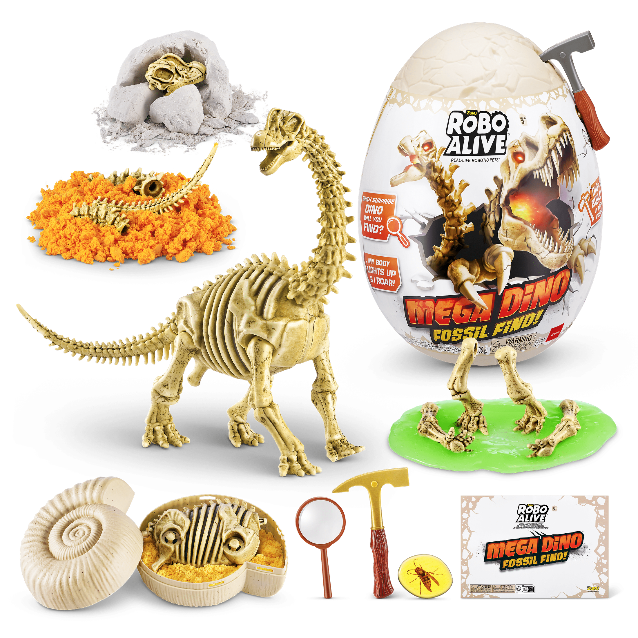 Robo Alive - Mega Dino Fossil Find - Series 2 193052050823