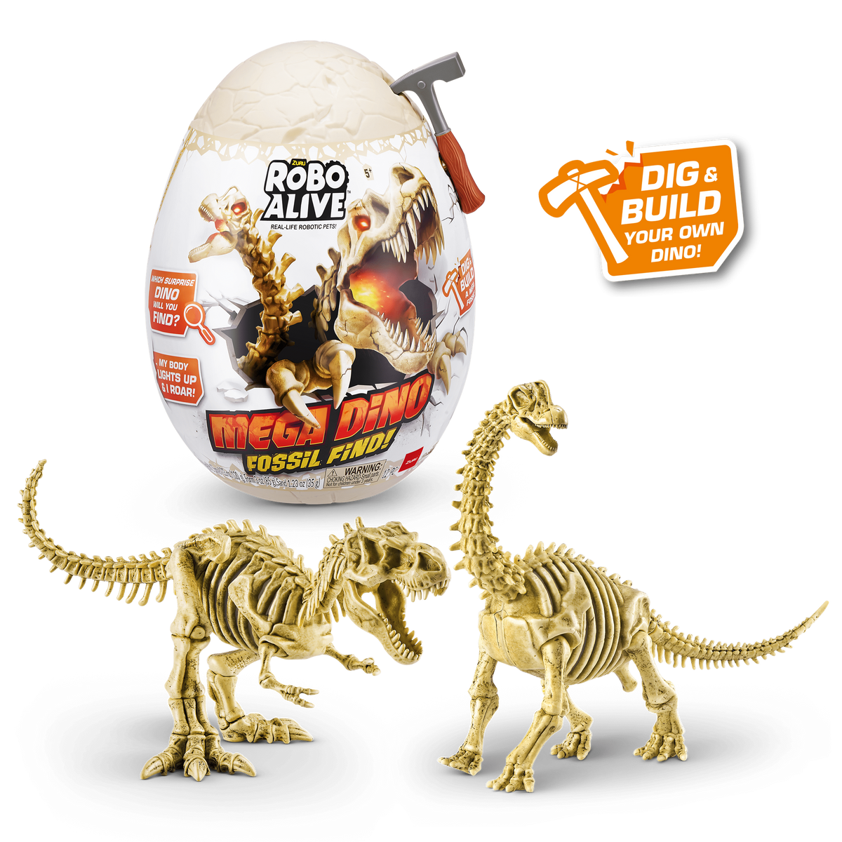Robo Alive - Mega Dino Fossil Find - Series 2 193052050823