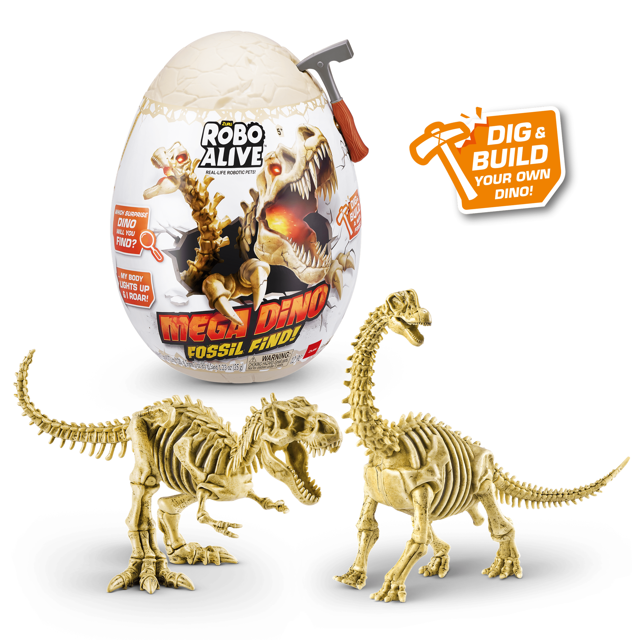 Robo Alive - Mega Dino Fossil Find - Series 2 193052050823
