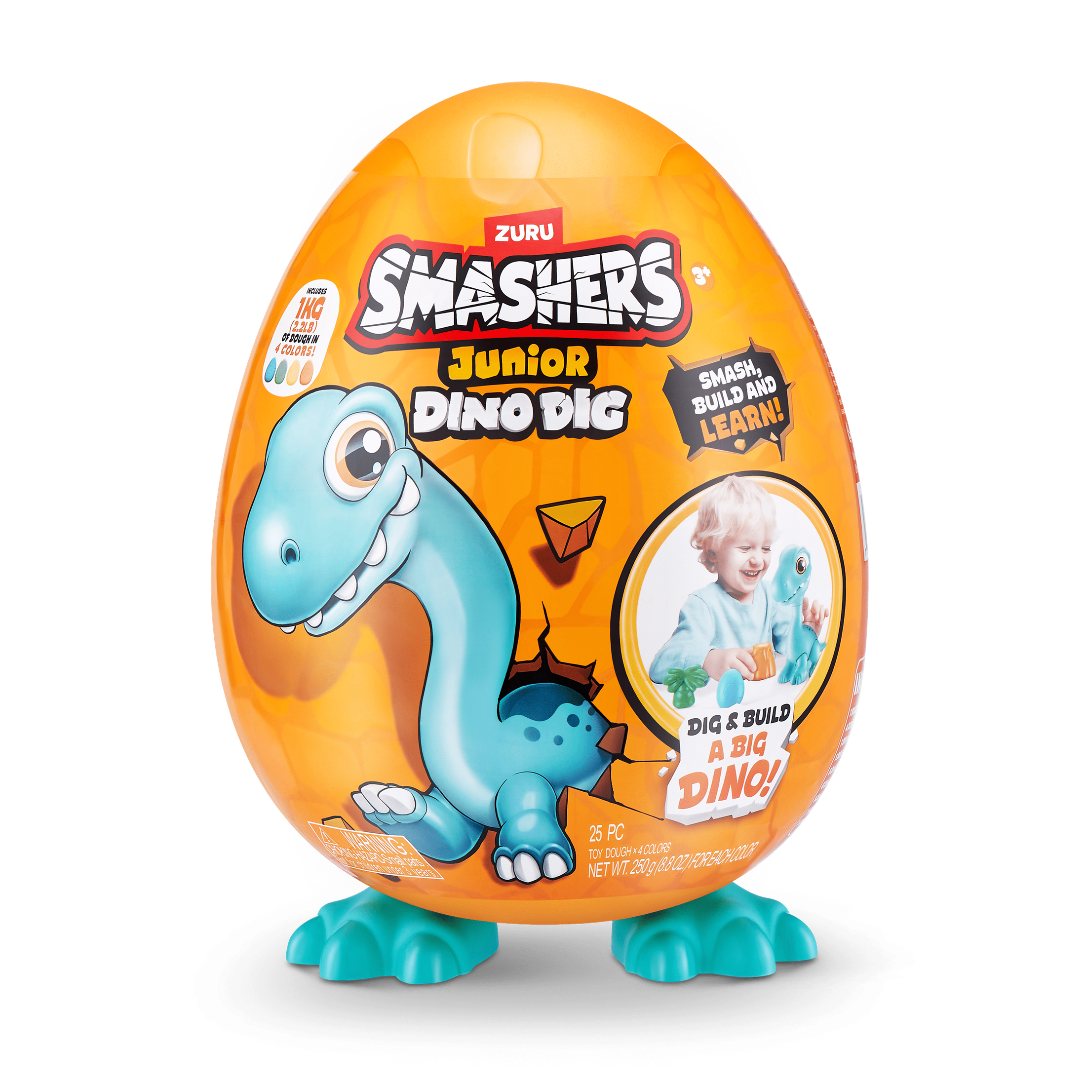 Smashers - Junior Dino Dig - Series 1 Large Egg 193052057457
