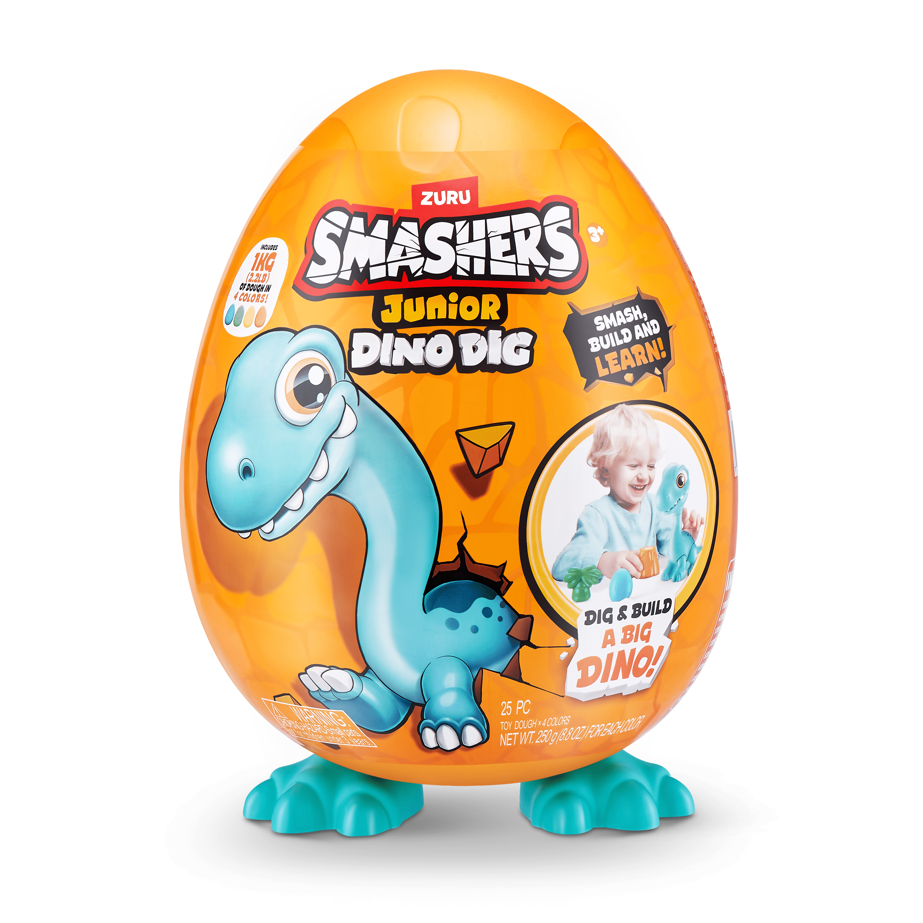 Smashers - Junior Dino Dig - Series 1 Large Egg 193052057457