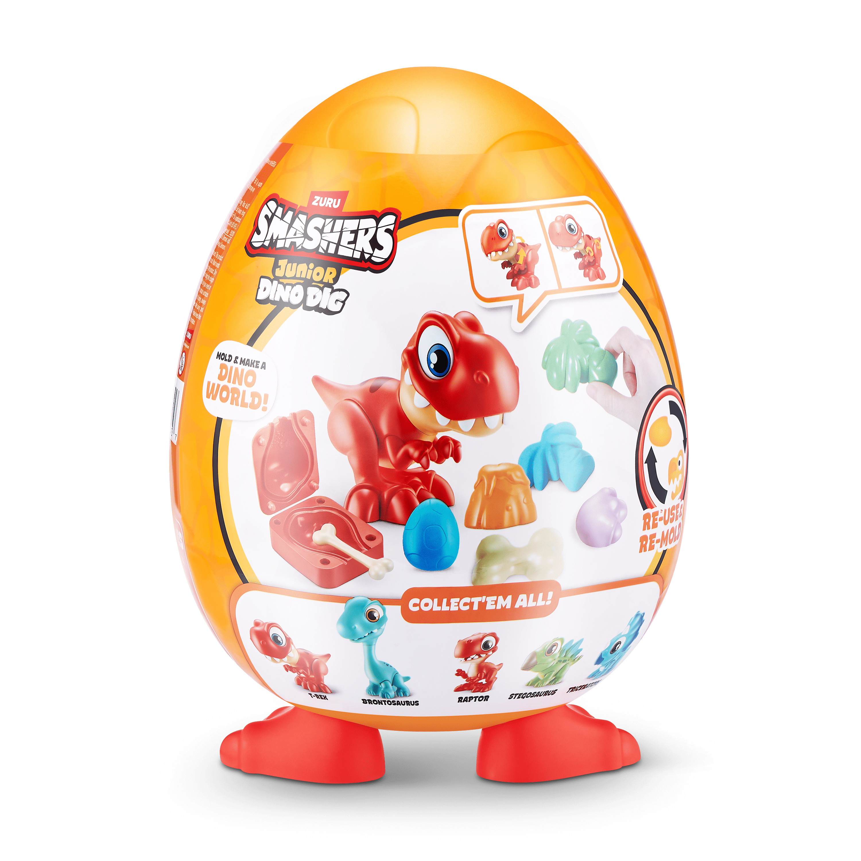 Smashers - Junior Dino Dig - Series 1 Large Egg 193052057457