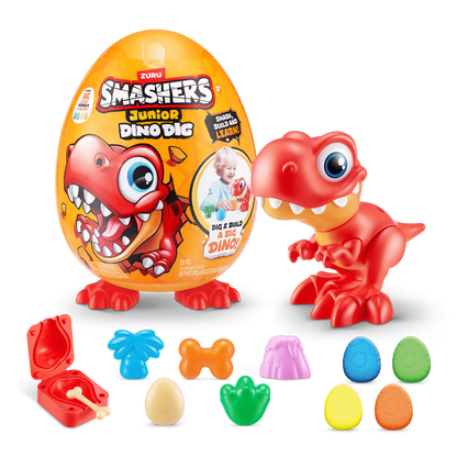 Smashers - Junior Dino Dig - Series 1 Large Egg 193052057457
