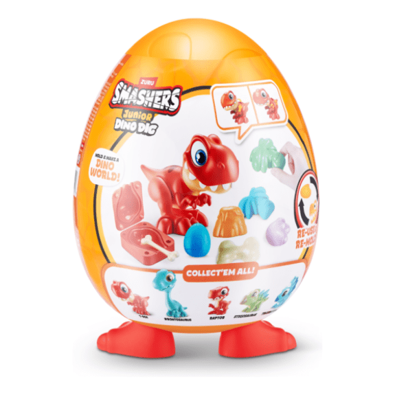 Smashers - Junior Dino Dig - Series 1 Large Egg