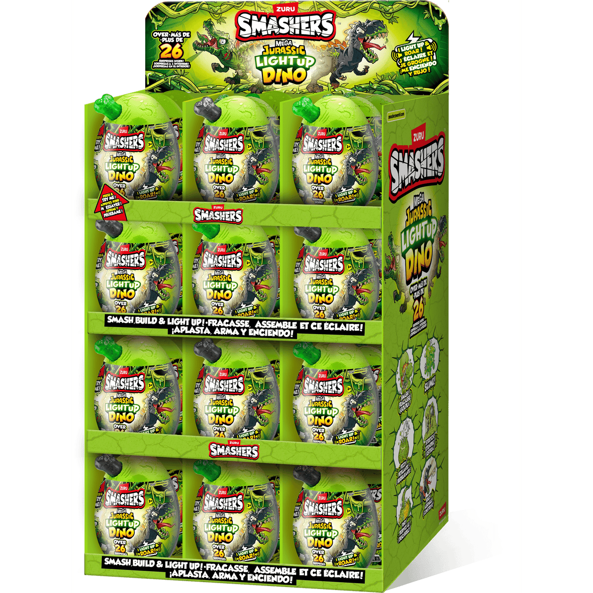 Smashers - Jurassic Mega Jurassic Light Up - Series 1 193052051370