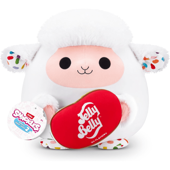 Snackles 8 inch Squishy plush - Lamb with Jelly Belly 193052067197