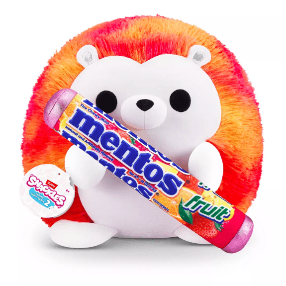 Snackles Super Sized 14 inch Squishy plush - Hedgehog with Mentos 193052065179