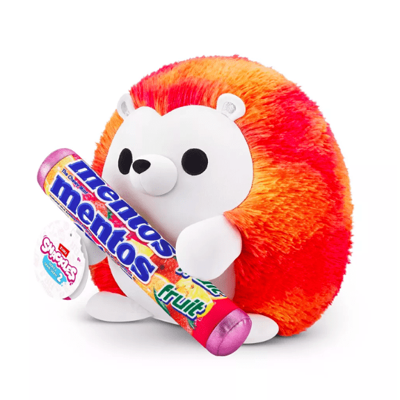 Snackles Super Sized 14 inch Squishy plush - Hedgehog with Mentos 193052065179