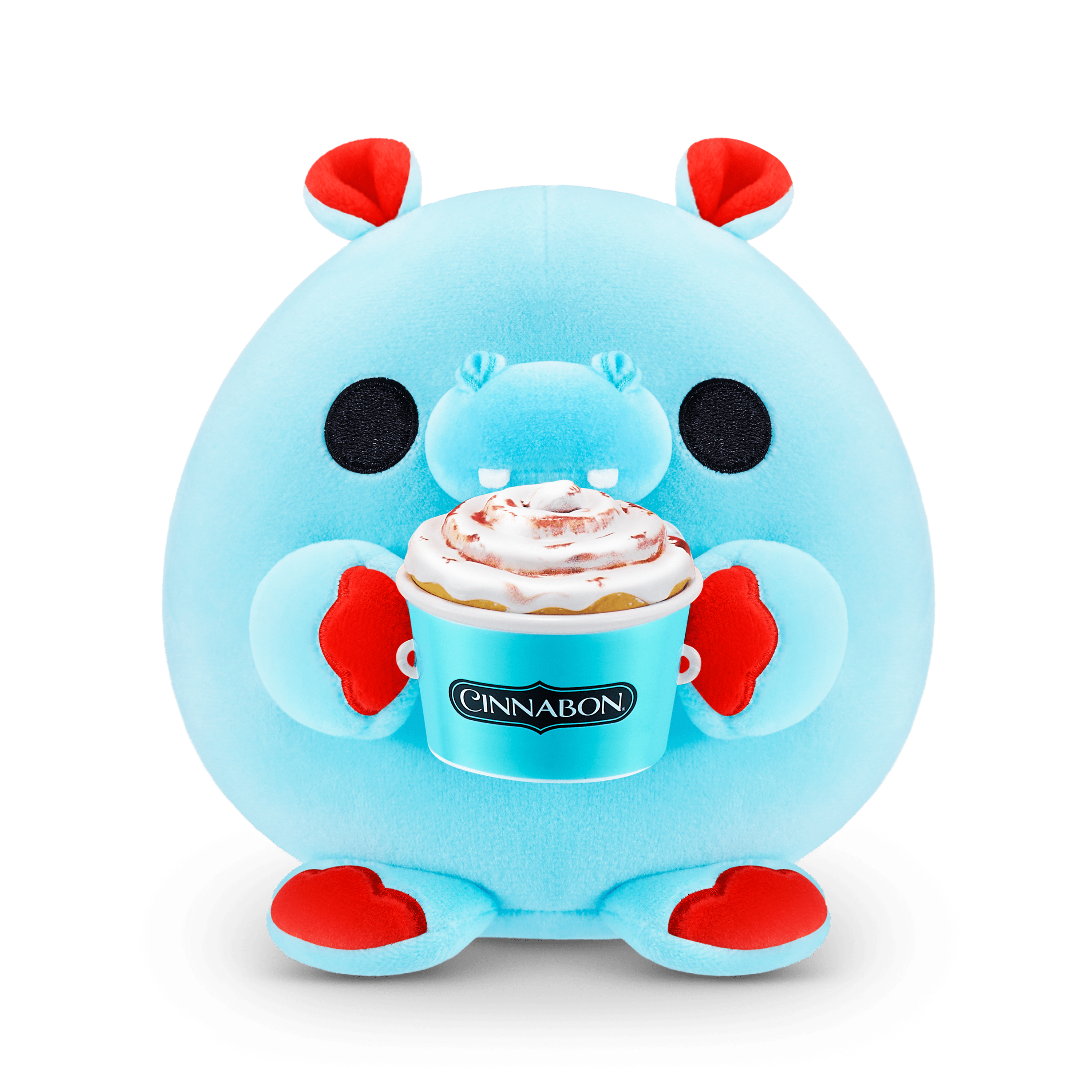 Snackles Super Sized 14 inch Squishy plush - Hugh with Cinnabon 193052064004
