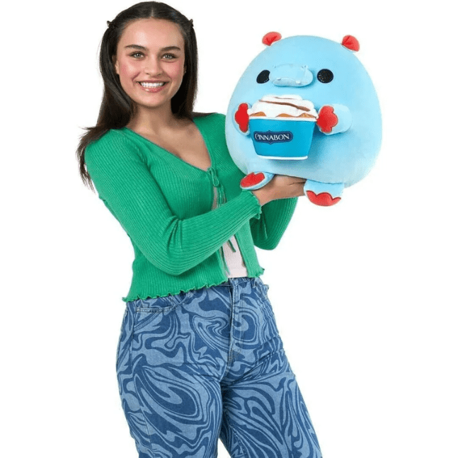 Snackles Super Sized 14 inch Squishy plush - Hugh with Cinnabon 193052064004