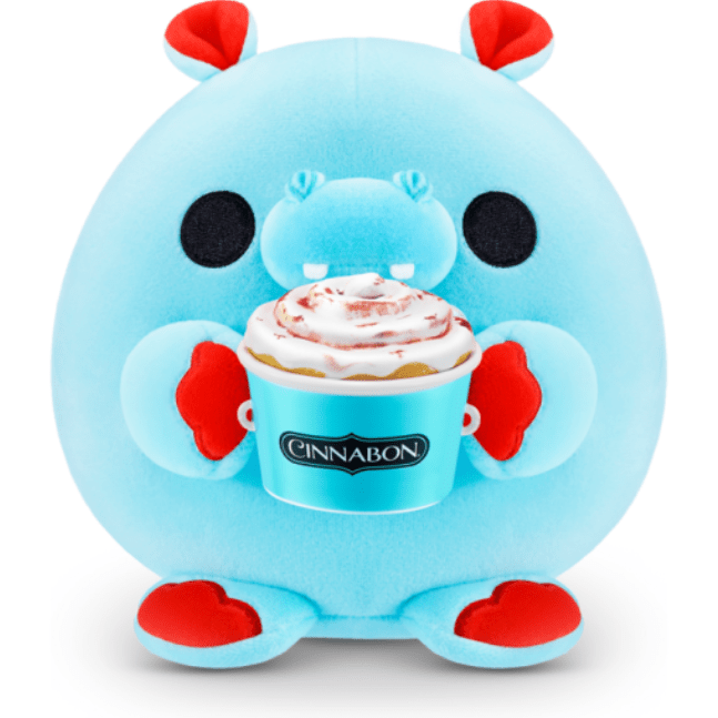 Snackles Super Sized 14 inch Squishy plush - Hugh with Cinnabon 193052064004