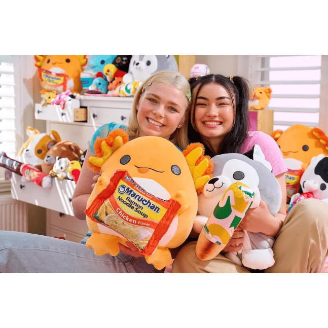 Snackles Super Sized 14 inch Squishy plush - Richard the Unicorn with Jumbo Push Pop 193052063946