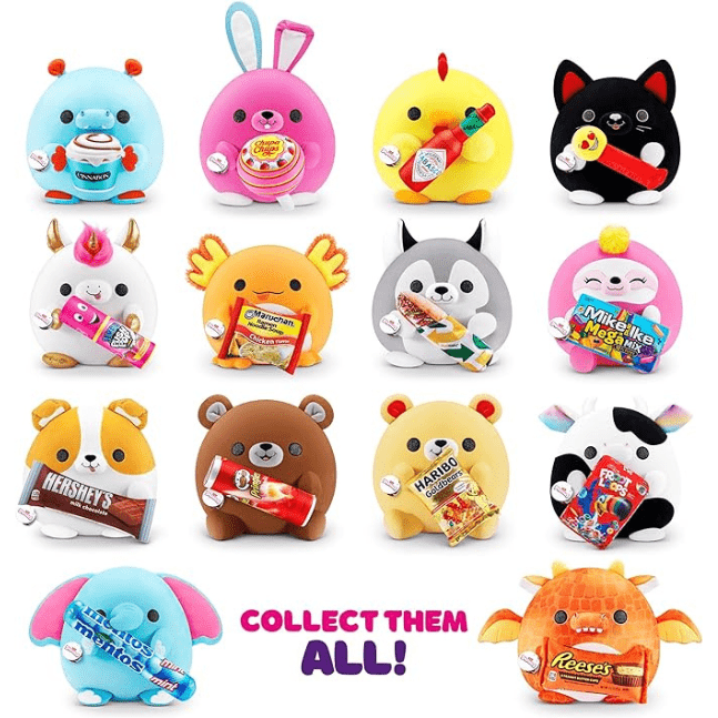 Snackles Super Sized 14 inch Squishy plush Terry with Pringles