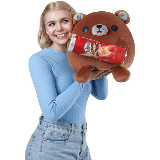 Snackles Super Sized 14 inch Squishy plush - Terry with Pringles 193052063960