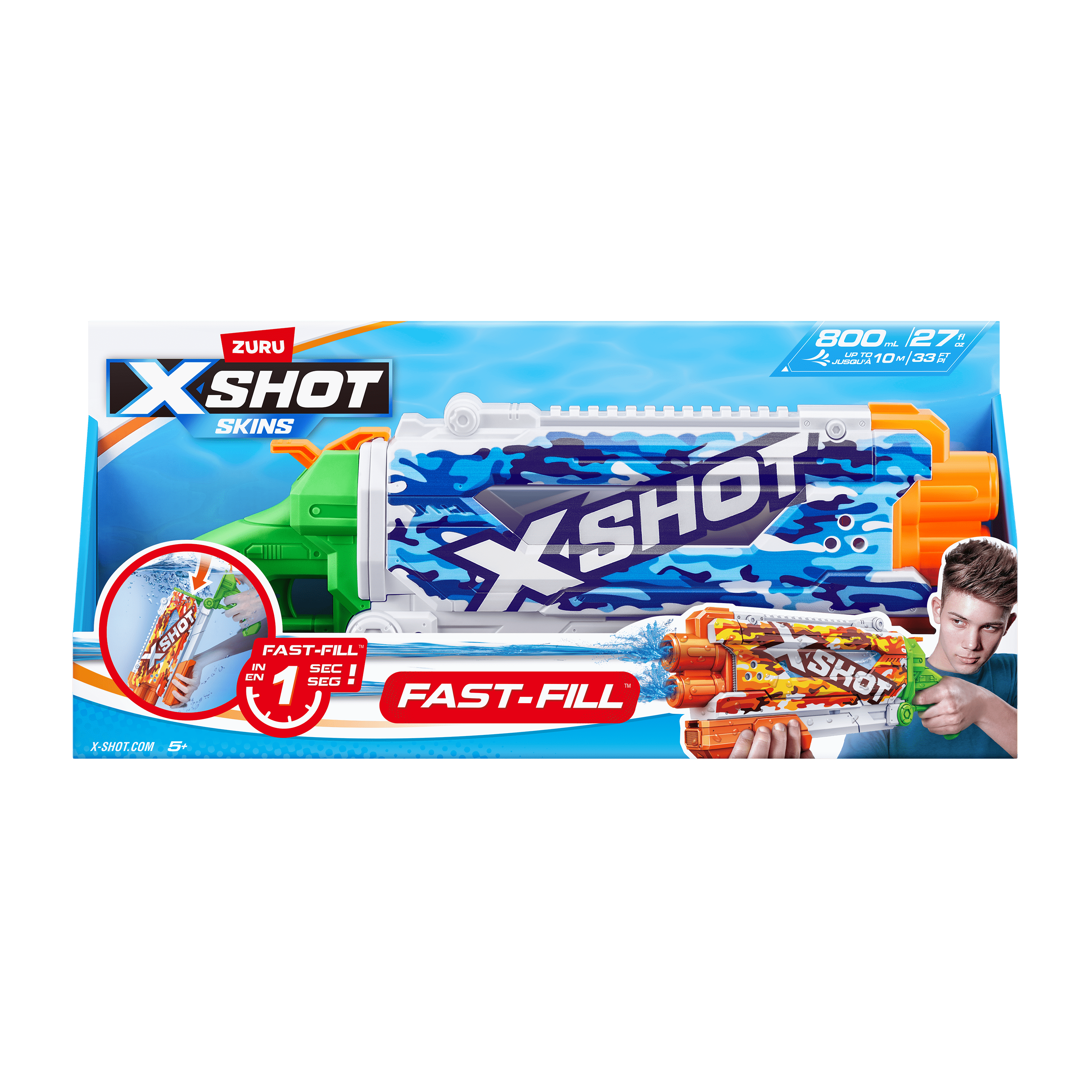 X-Shot - Water-Fast Fill Skins Pump Action 193052044174