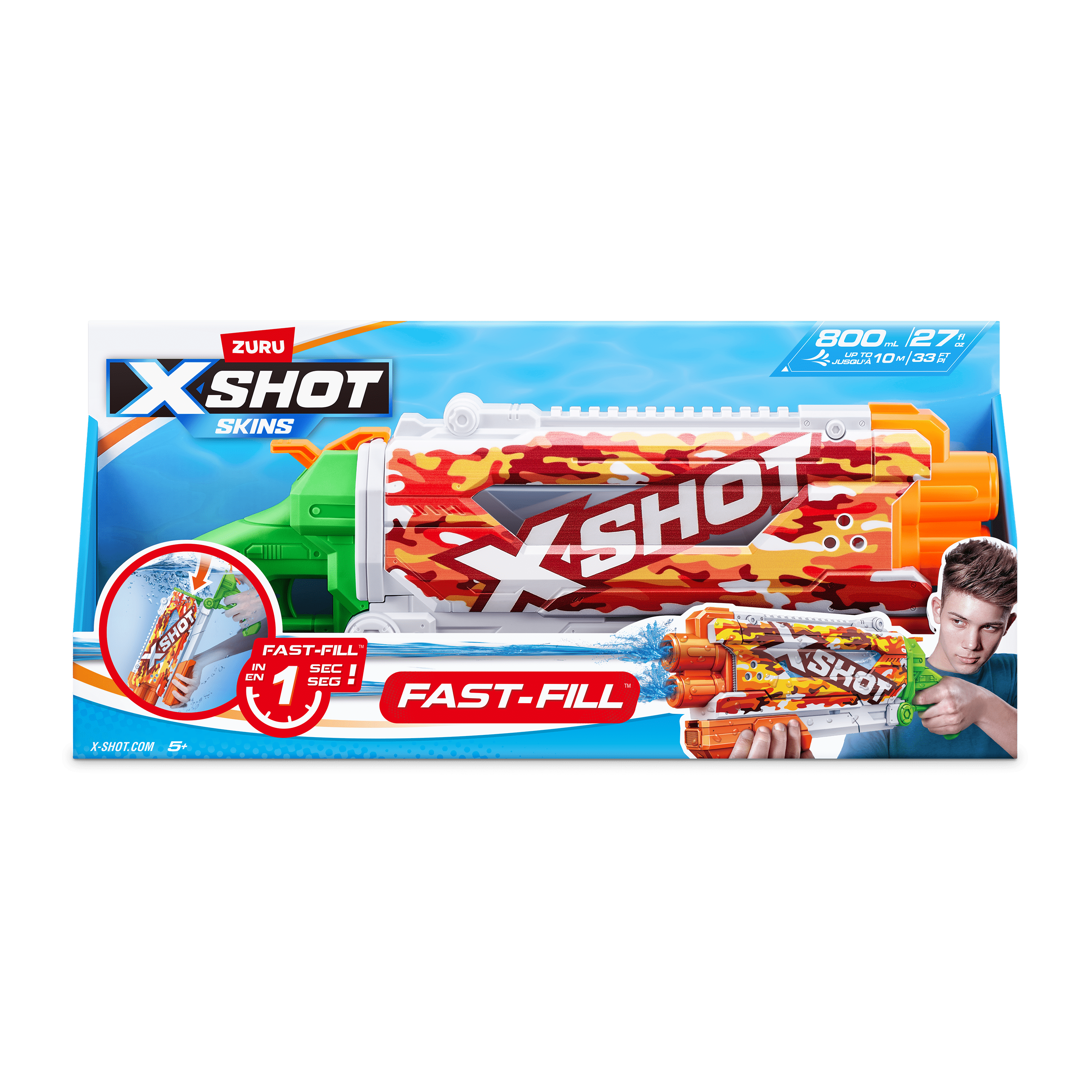 X-Shot - Water-Fast Fill Skins Pump Action 193052044174