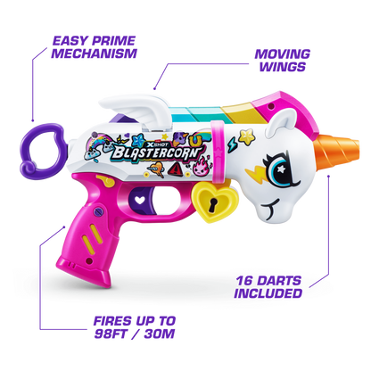 XShot Blastercorn S1 Unicorn Blaster (16 Darts) 193052064189