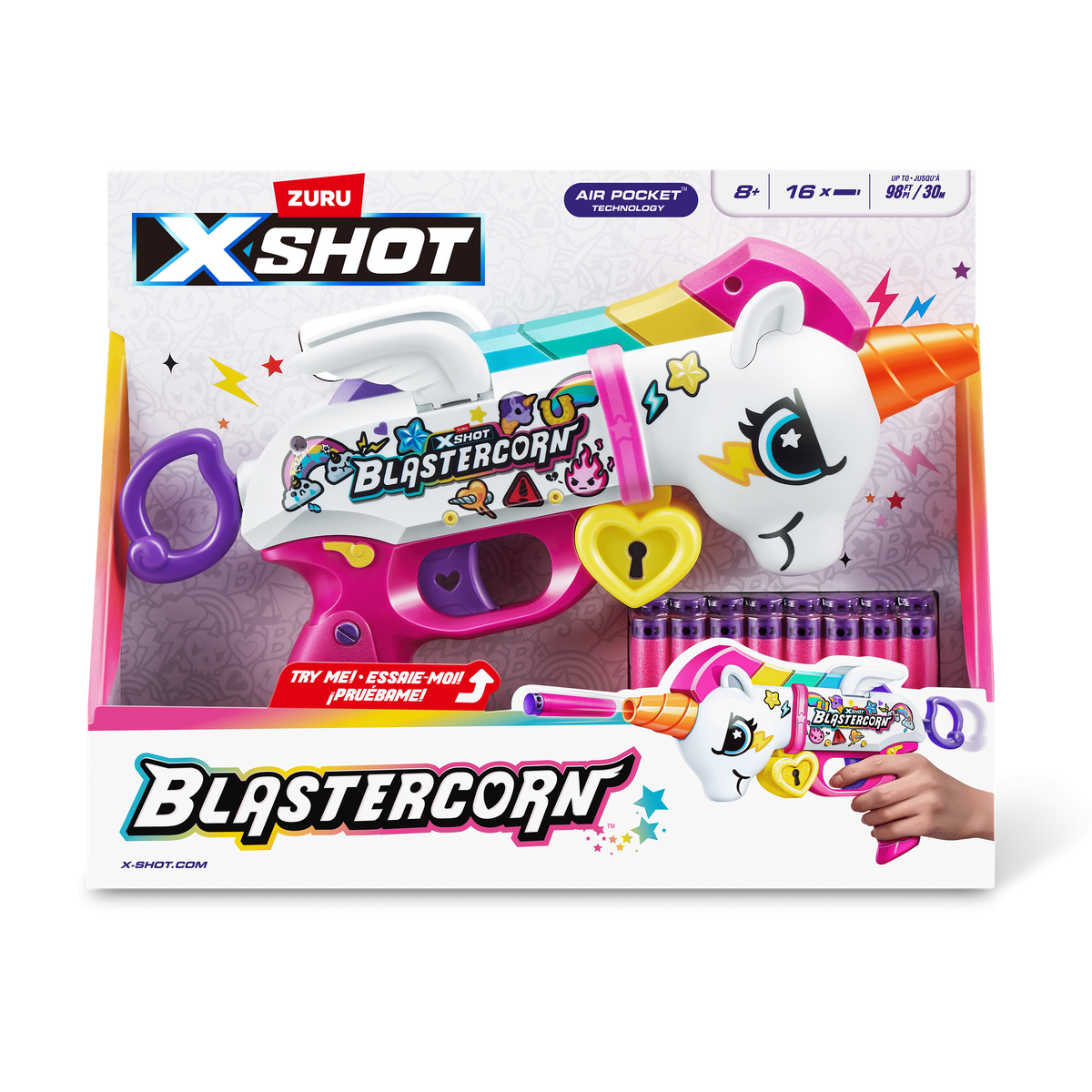 XShot Blastercorn S1 Unicorn Blaster (16 Darts) 193052064189