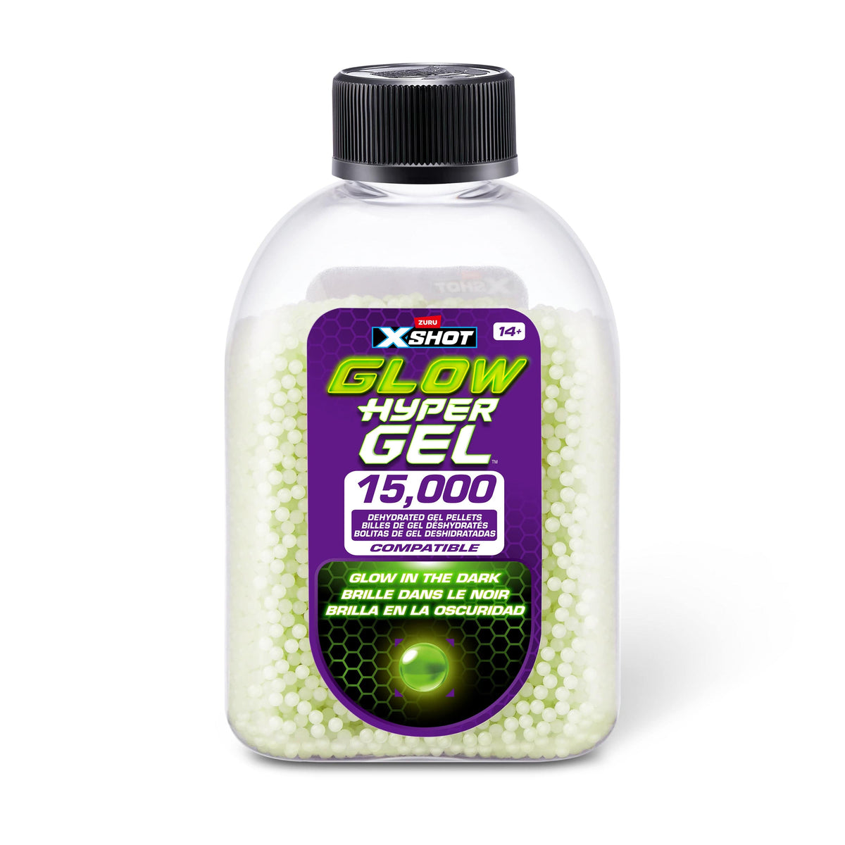 XShot Hyper Gel Glow in the Dark S1 Refill 15000 193052069887