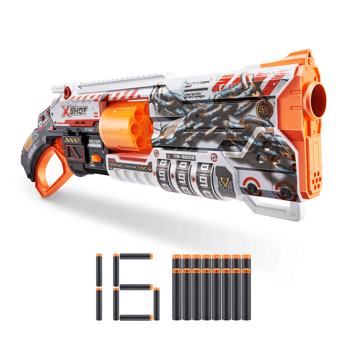 XShot Skins S1 Lock Gun (16 Darts) 193052050380