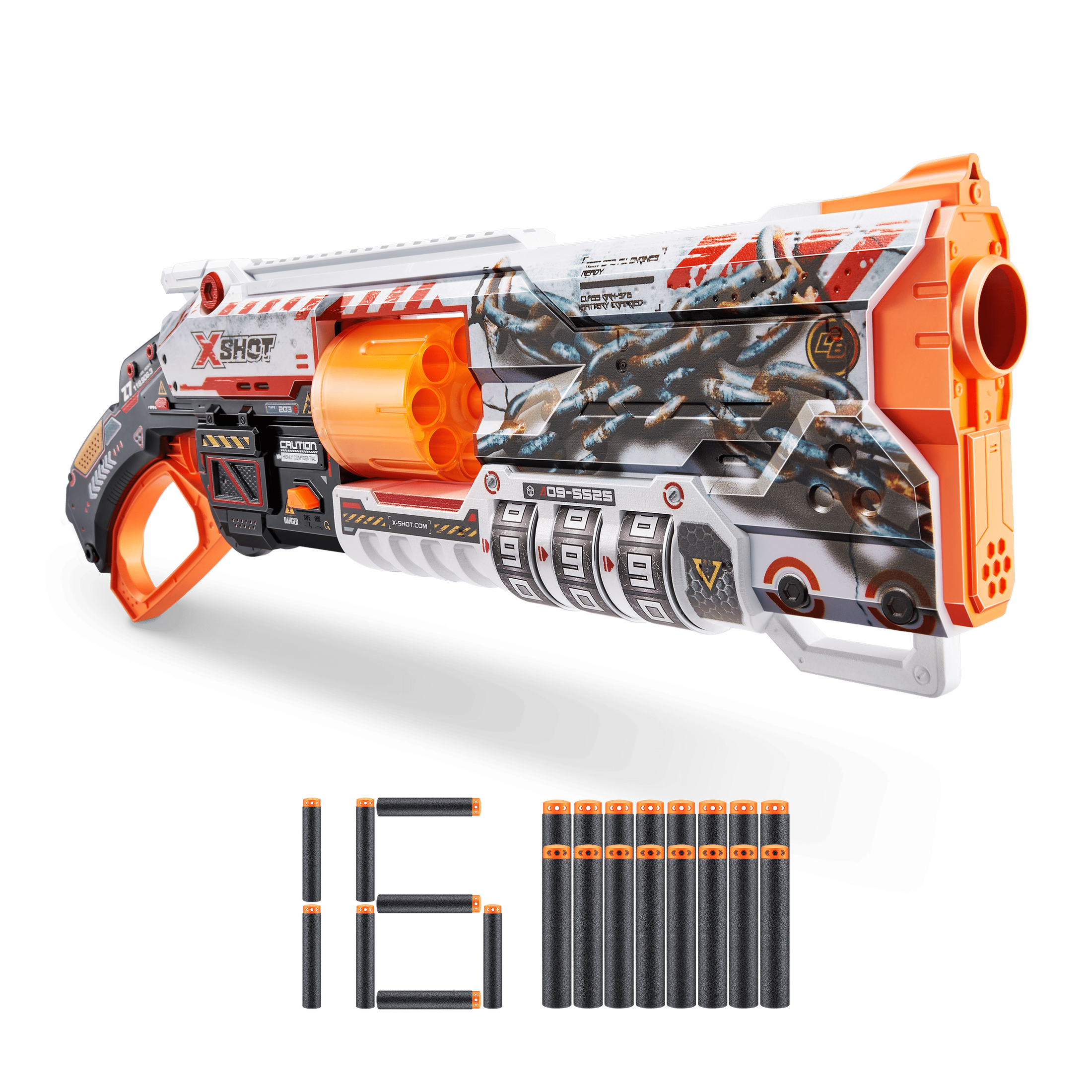 XShot Skins S1 Lock Gun (16 Darts) 193052050380