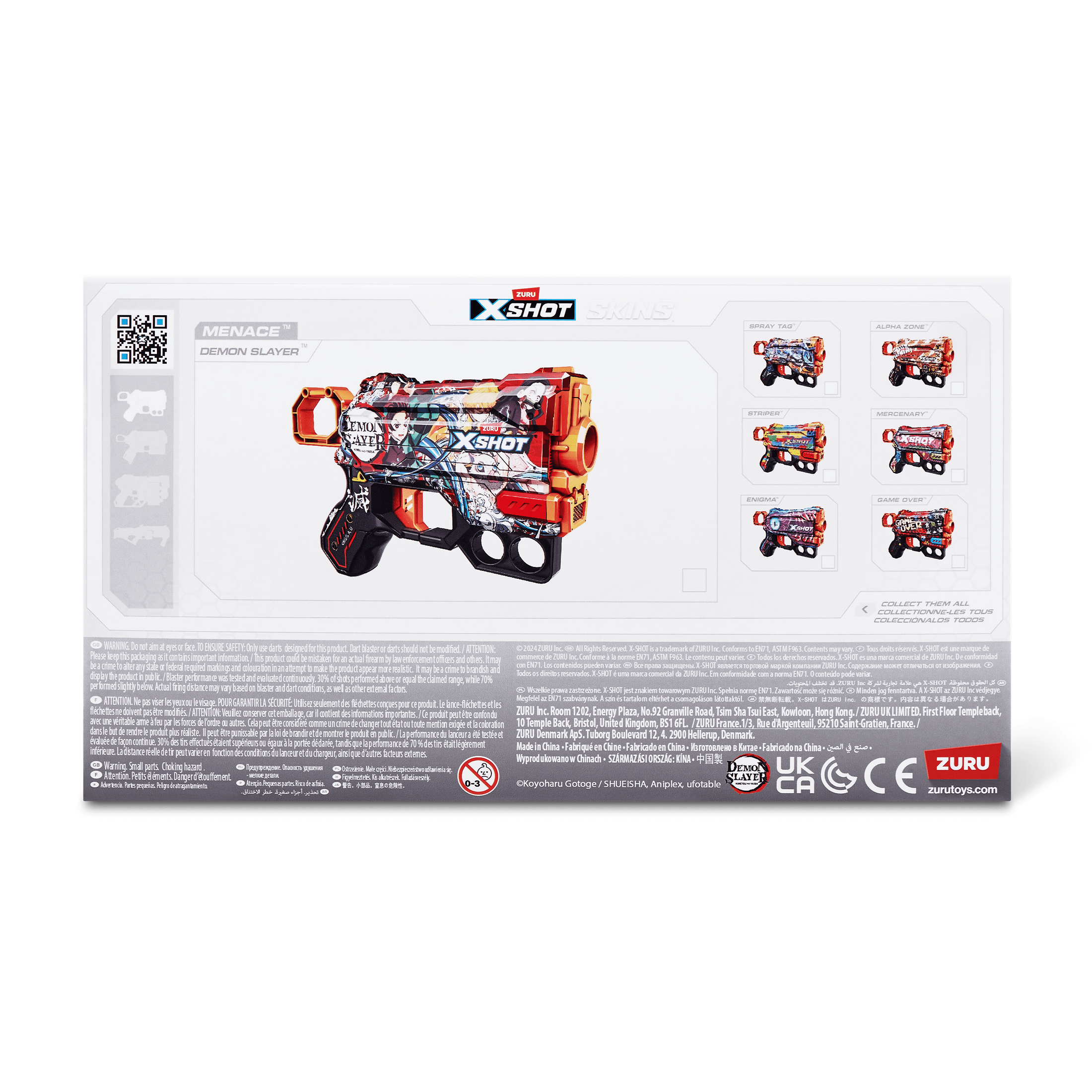 XShot Skins S1 Menace Demon Slayer (8 Darts) 193052068415