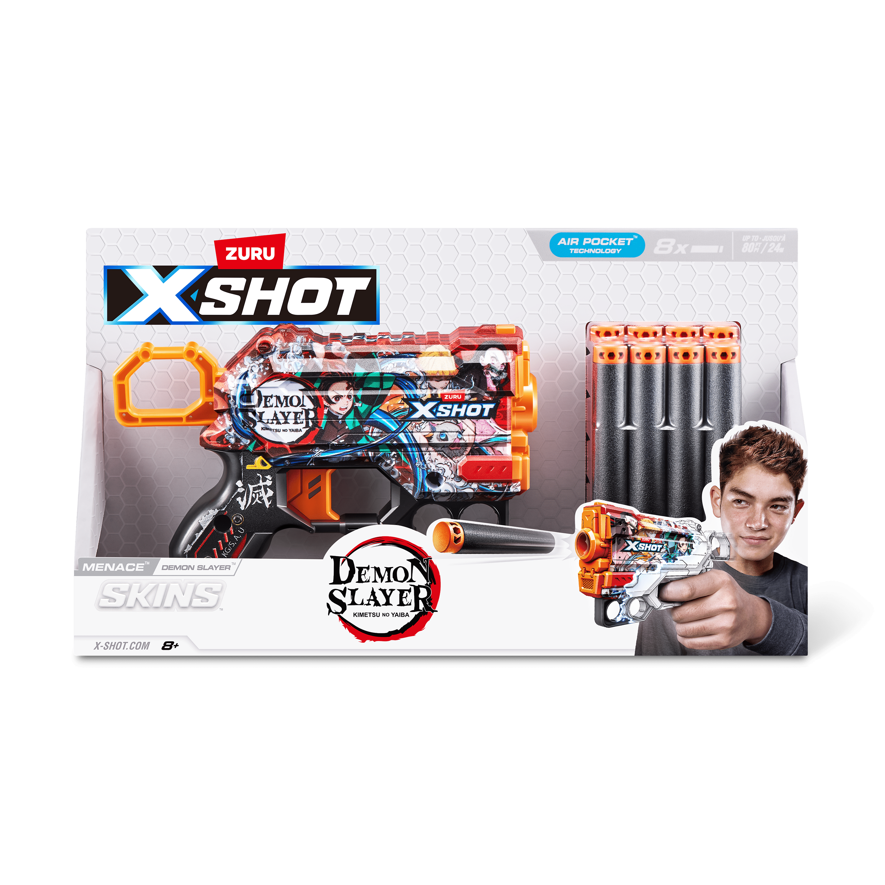 XShot Skins S1 Menace Demon Slayer (8 Darts) 193052068415