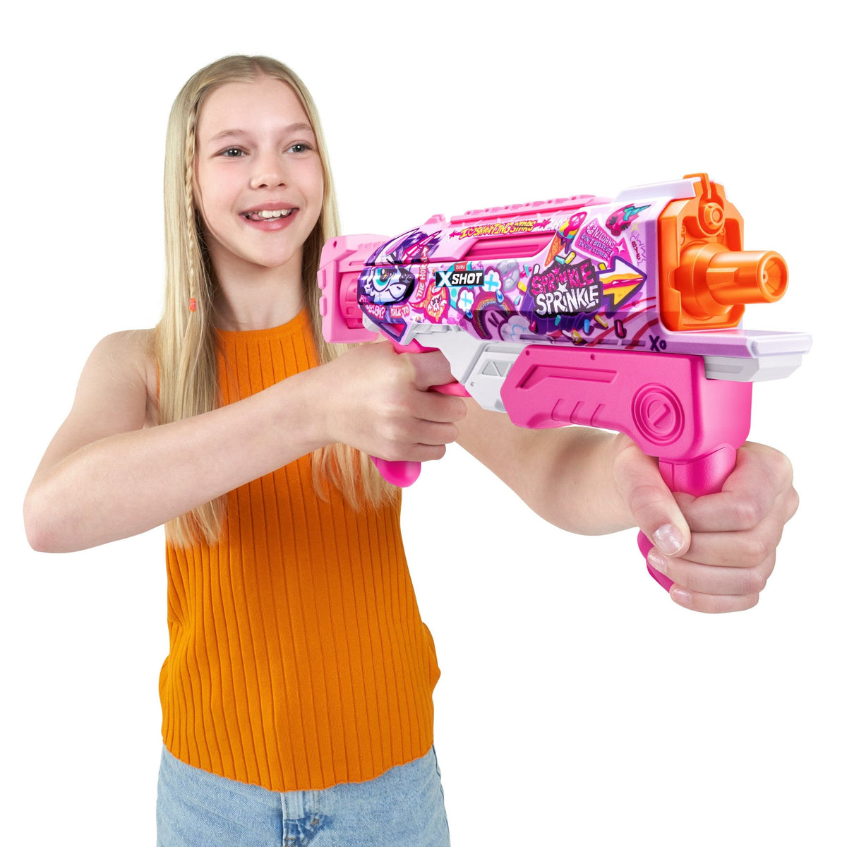XShot Water Skins Hyperload Fast-Fill - Pink 193052058607
