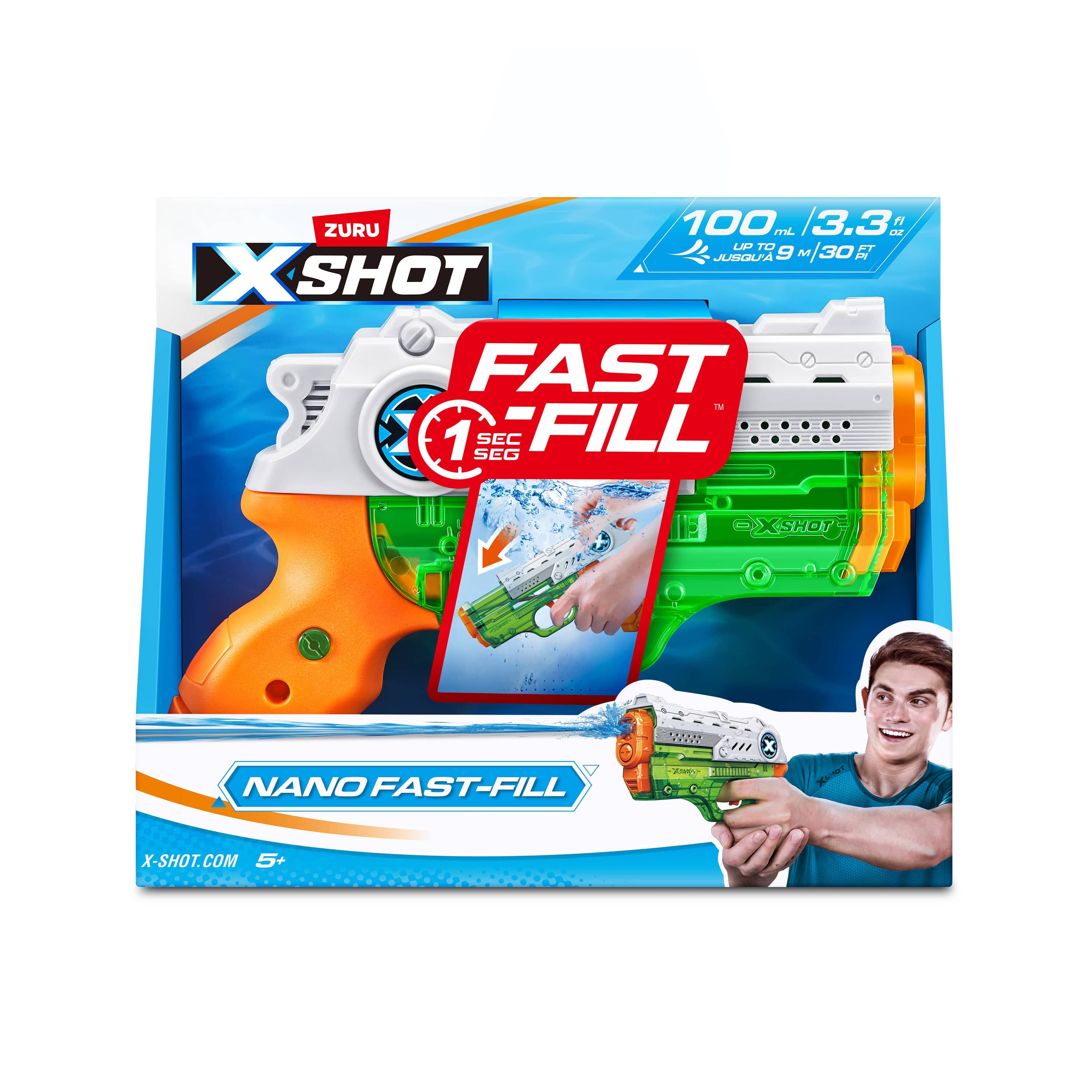 XShot Water Warfare Fast-Fill Nano Blaster 193052045546