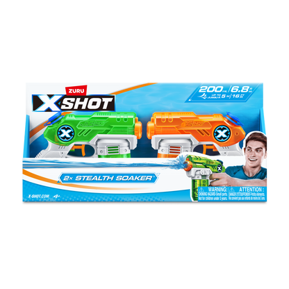 XShot Water Warfare Stealth Soaker Twin Pack 193052047274