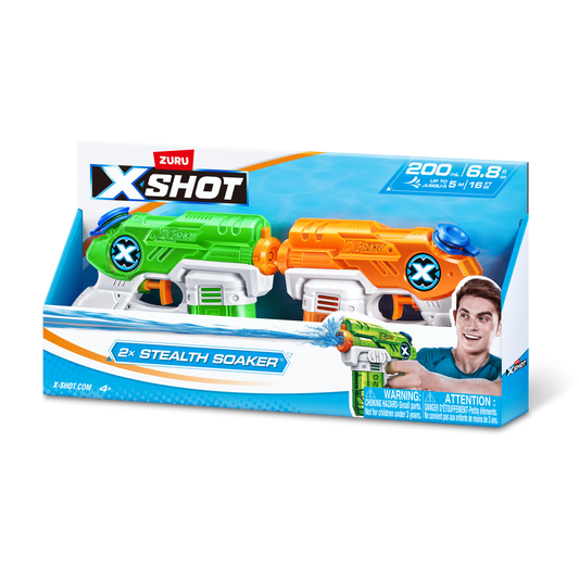 XShot Water Warfare Stealth Soaker Twin Pack 193052047274