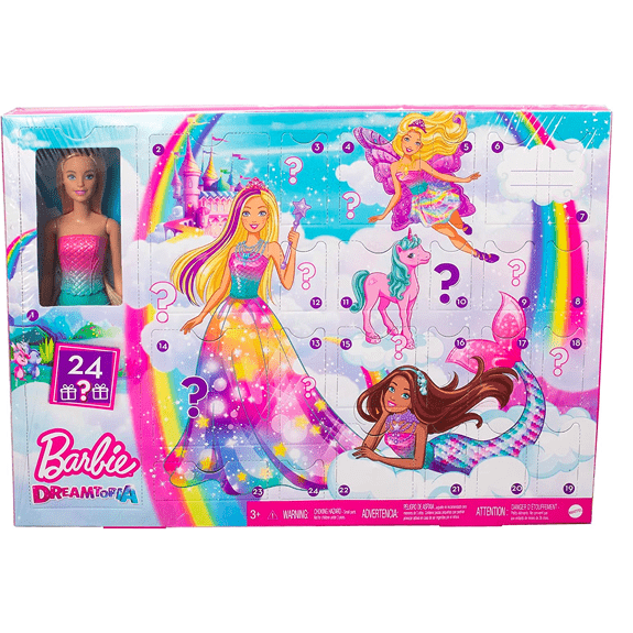 Barbie Dreamtopia Advent Calendar- Fairytale - Lennies Toys