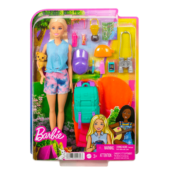 Barbie It Takes Two Malibu Camping Doll With Puppy - Lennies Toys