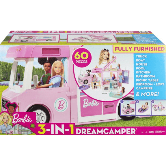 Barbie: 3 in 1 Camper - Lennies Toys