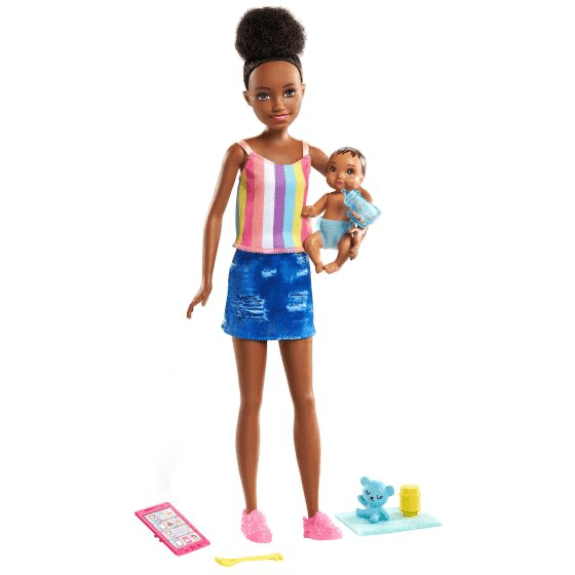 Barbie: Babysitter & Baby Asst - Lennies Toys