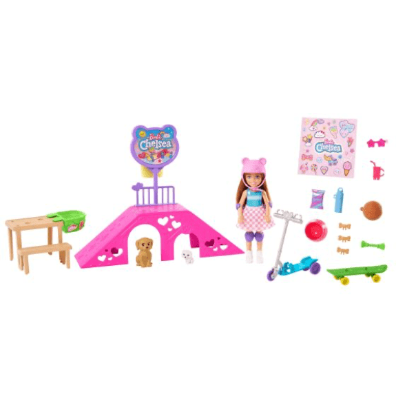 Barbie: Chelsea Skate Park Play Set - Lennies Toys