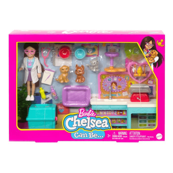 Barbie: Chelsea Vet Centre Play Set - Lennies Toys