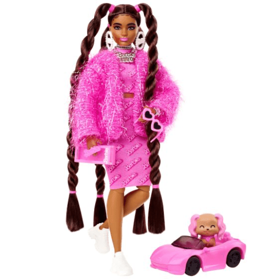 Barbie: Extra Barbie Logo Doll - Lennies Toys