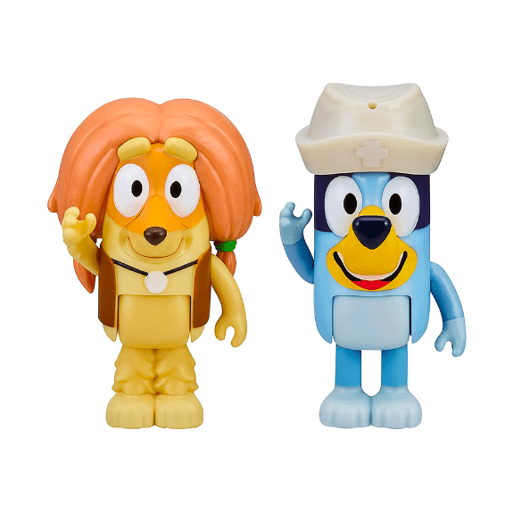 Bluey Figure 2 Pack- Doctor Checkup - Lennies Toys